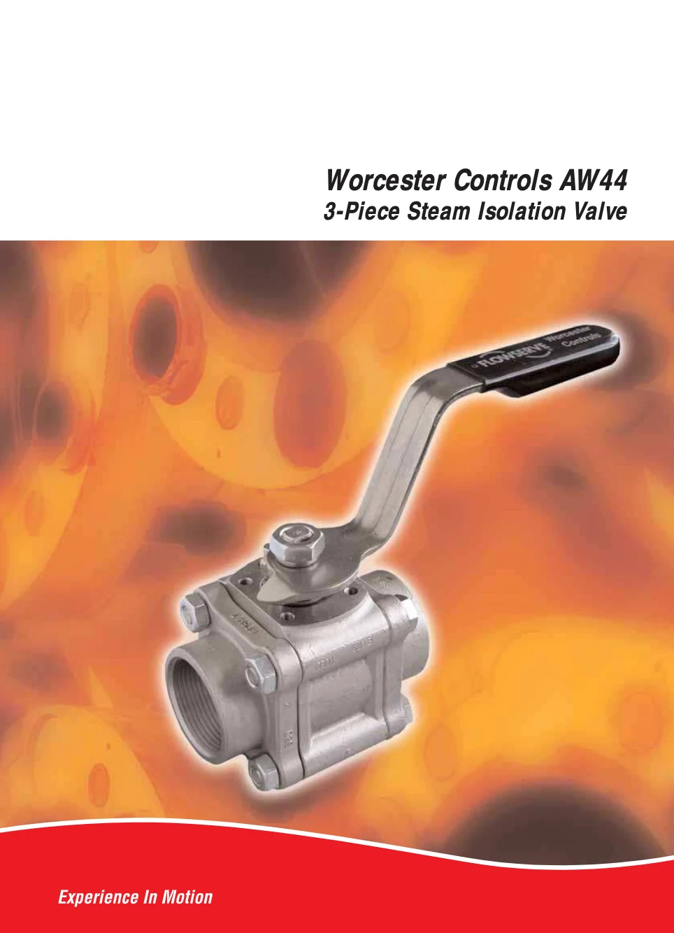 Worcester Controls AW44系列3片式阀杆球阀手册（欧洲/亚洲）
