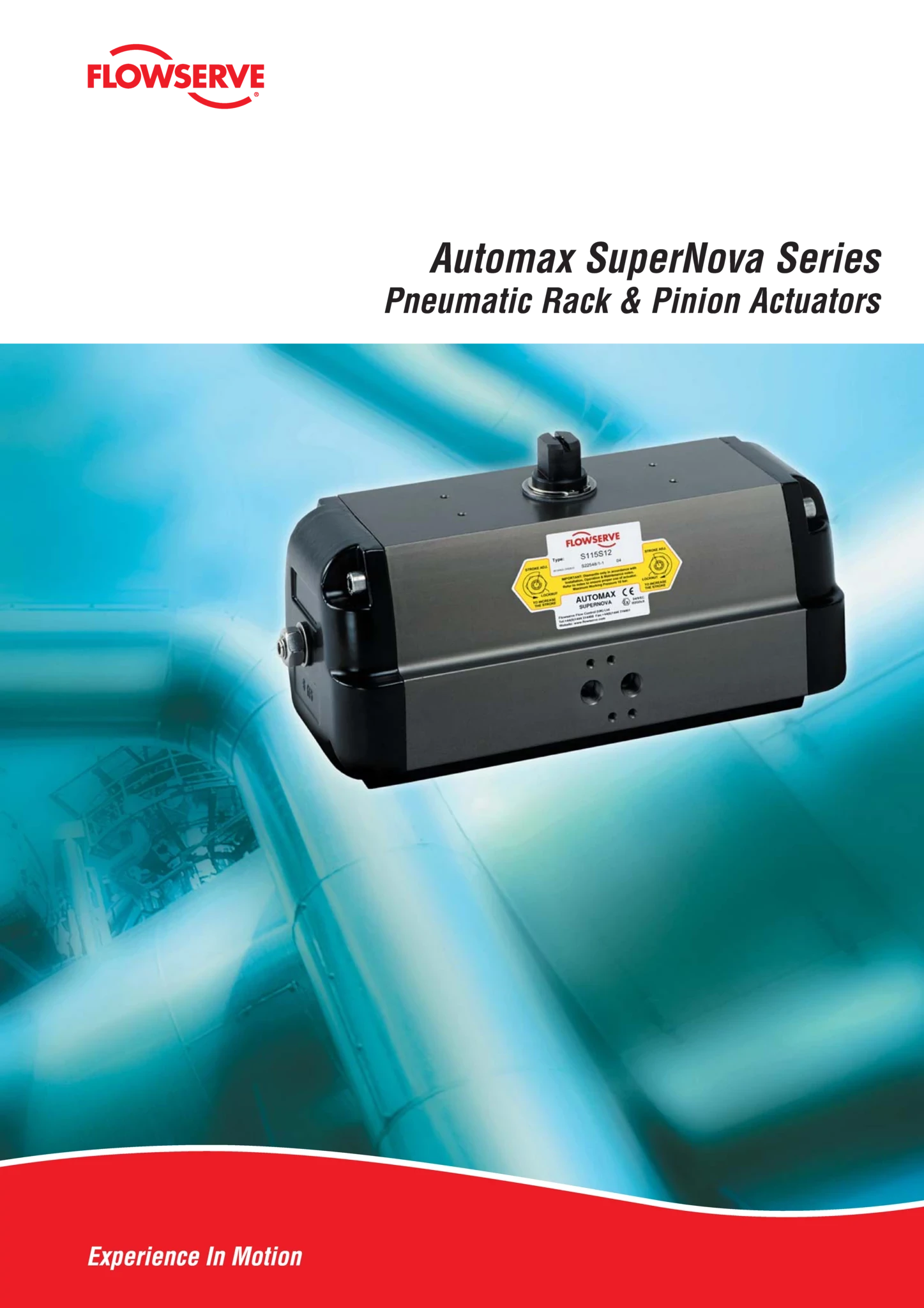 Automax SuperNova系列气动齿轮齿条式执行器手册