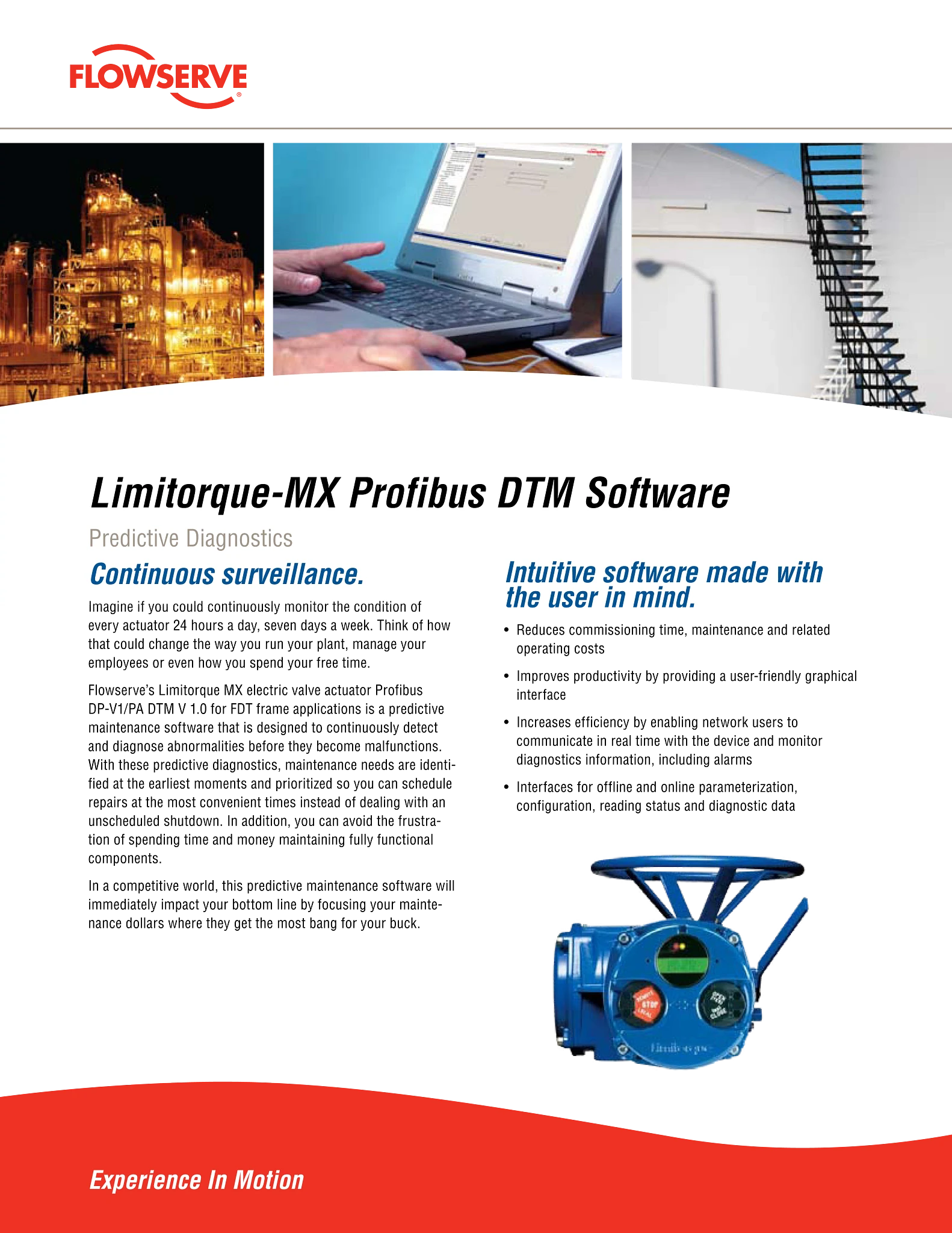 Limitorque MX 执行器 Profibus DTM 软件单页
