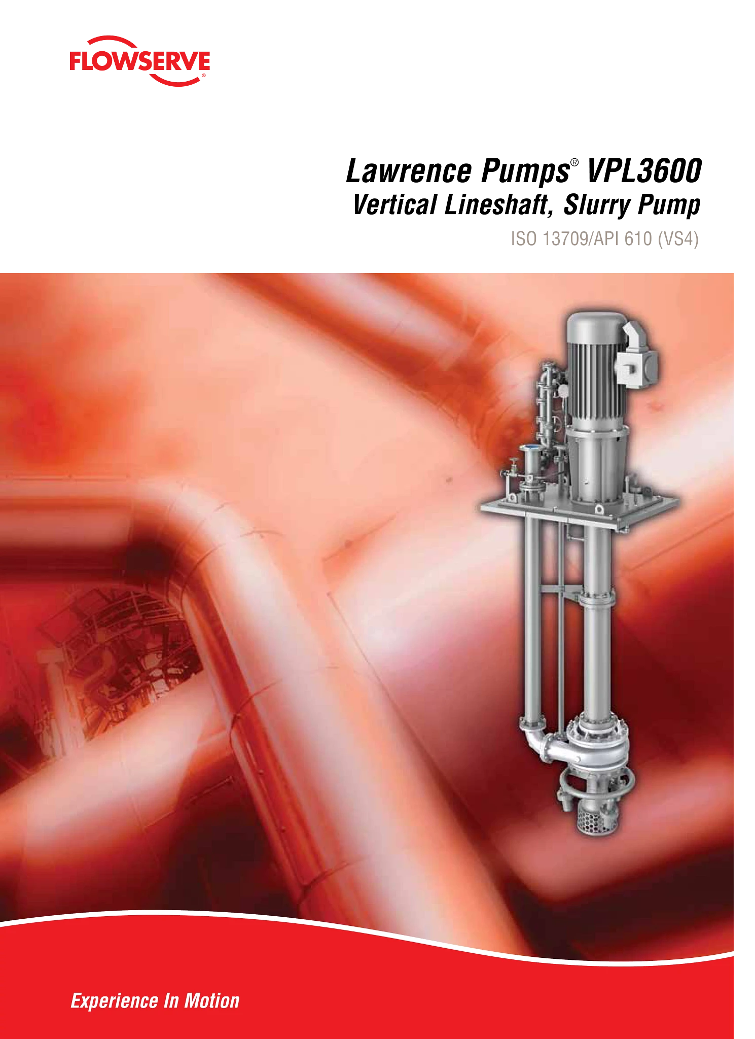 Lawrence Pumps VPL3600立式总轴浆液泵 - 手册