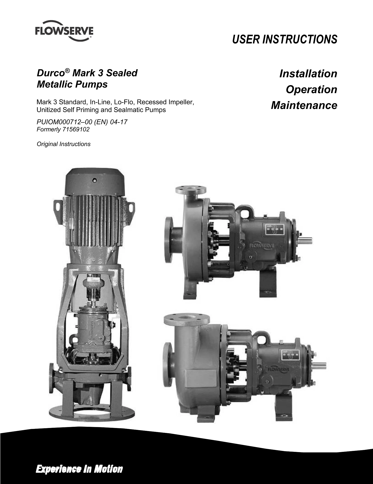 Durco Mark3密封金属泵-使用说明