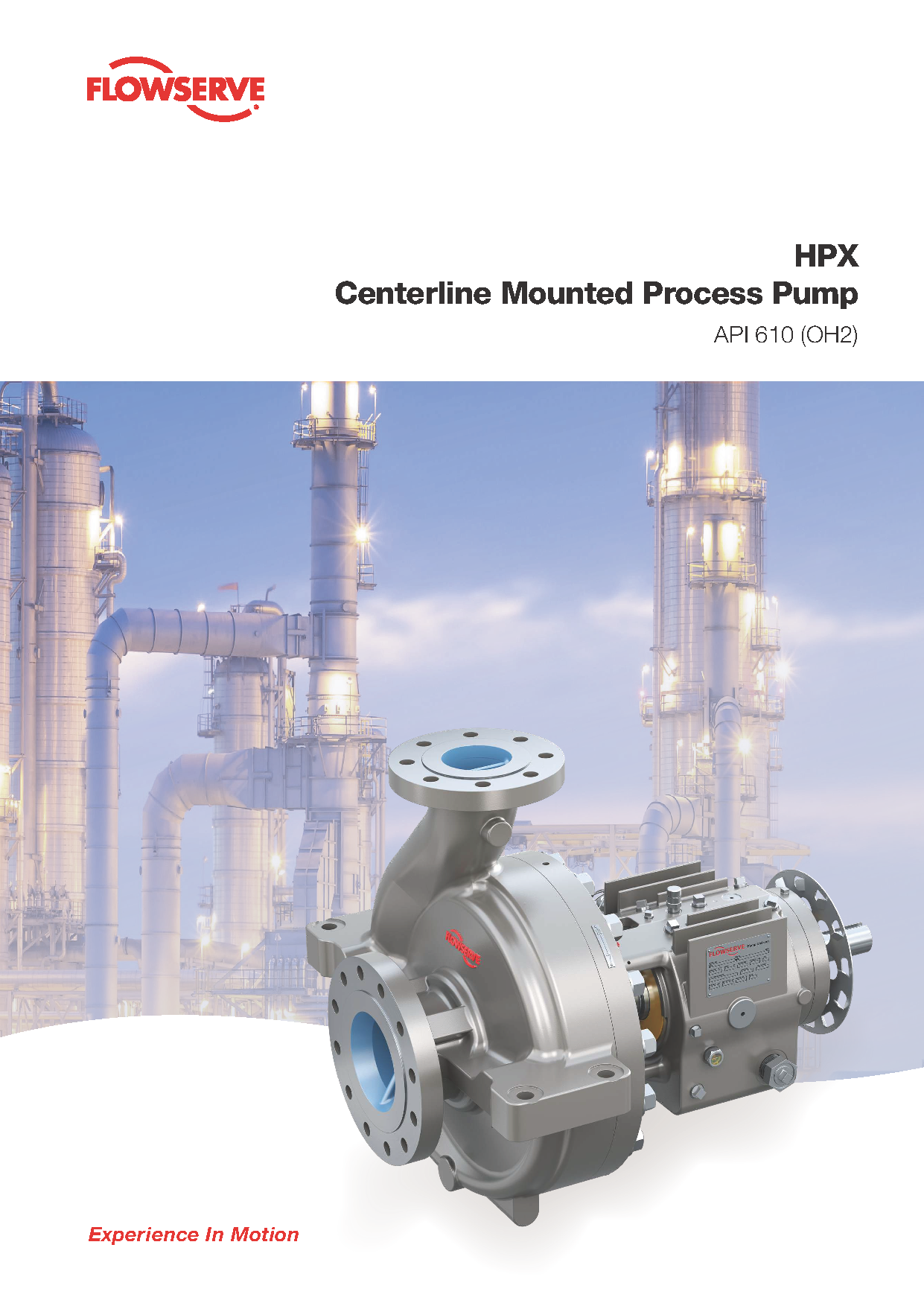 HPX沿中心线安装流程泵 - 手册