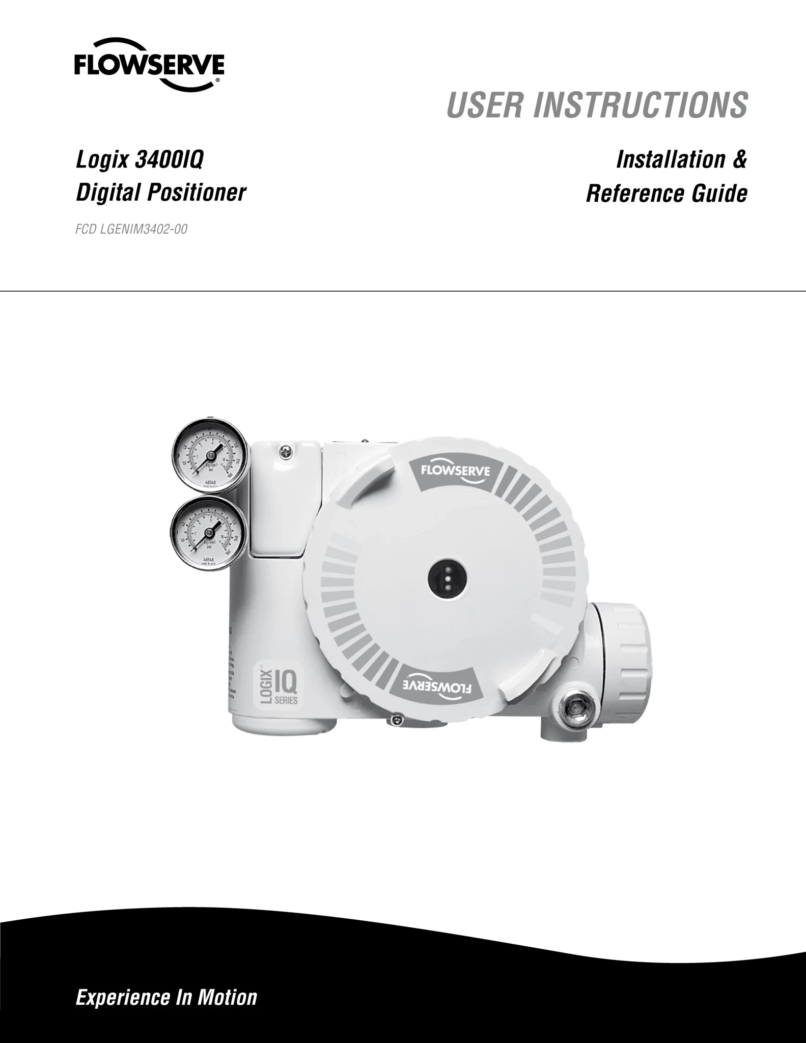 Logix 3400IQ 数字定位器安装和参考指南