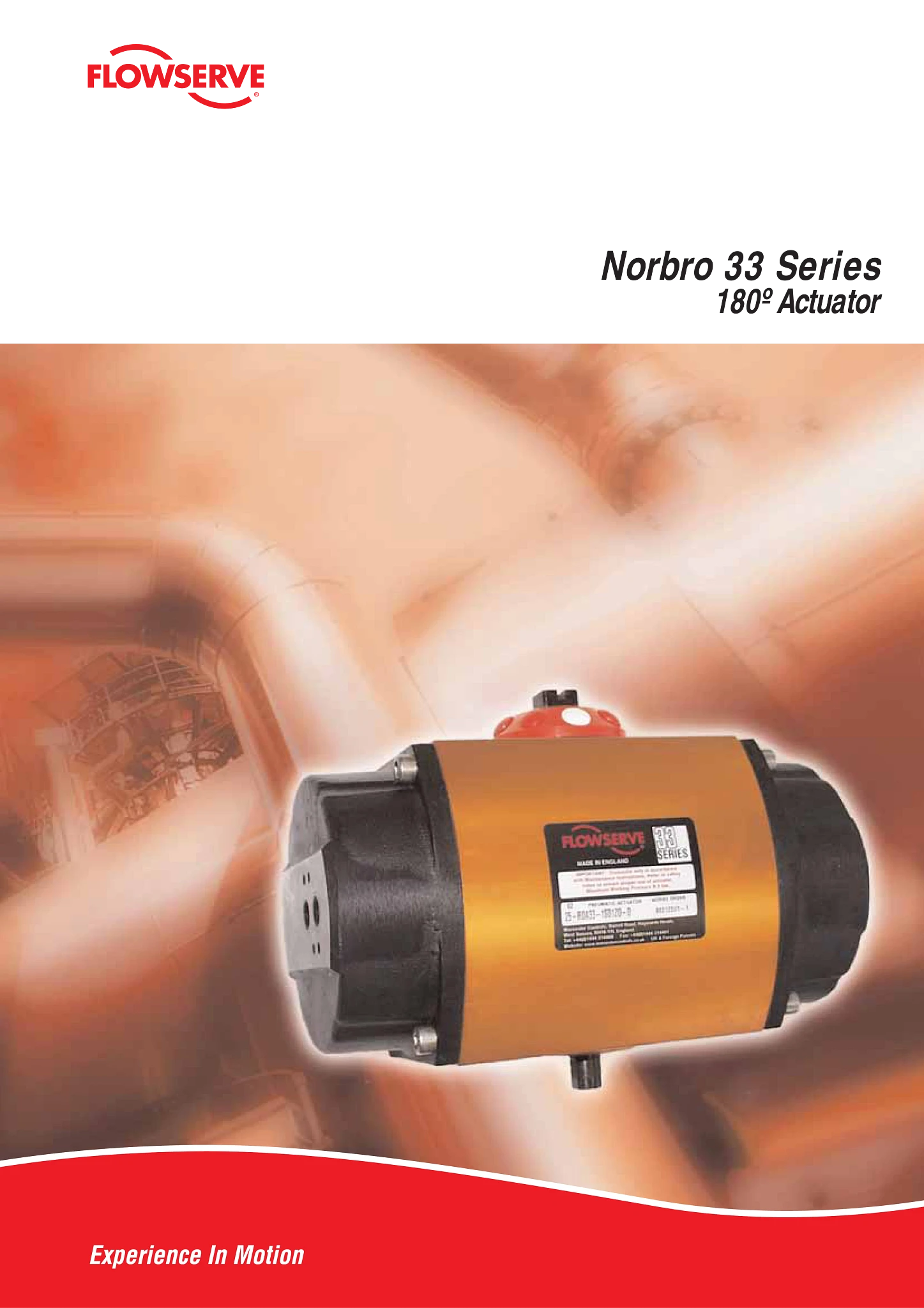 Norbro33R180度气动执行器-手册