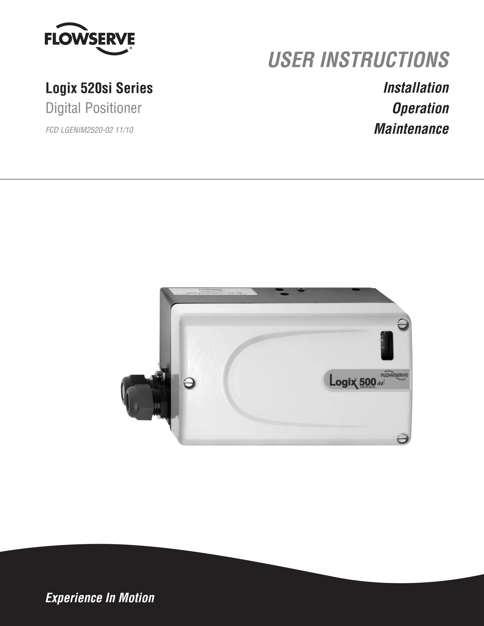 Logix 520si系列数字定位器使用说明