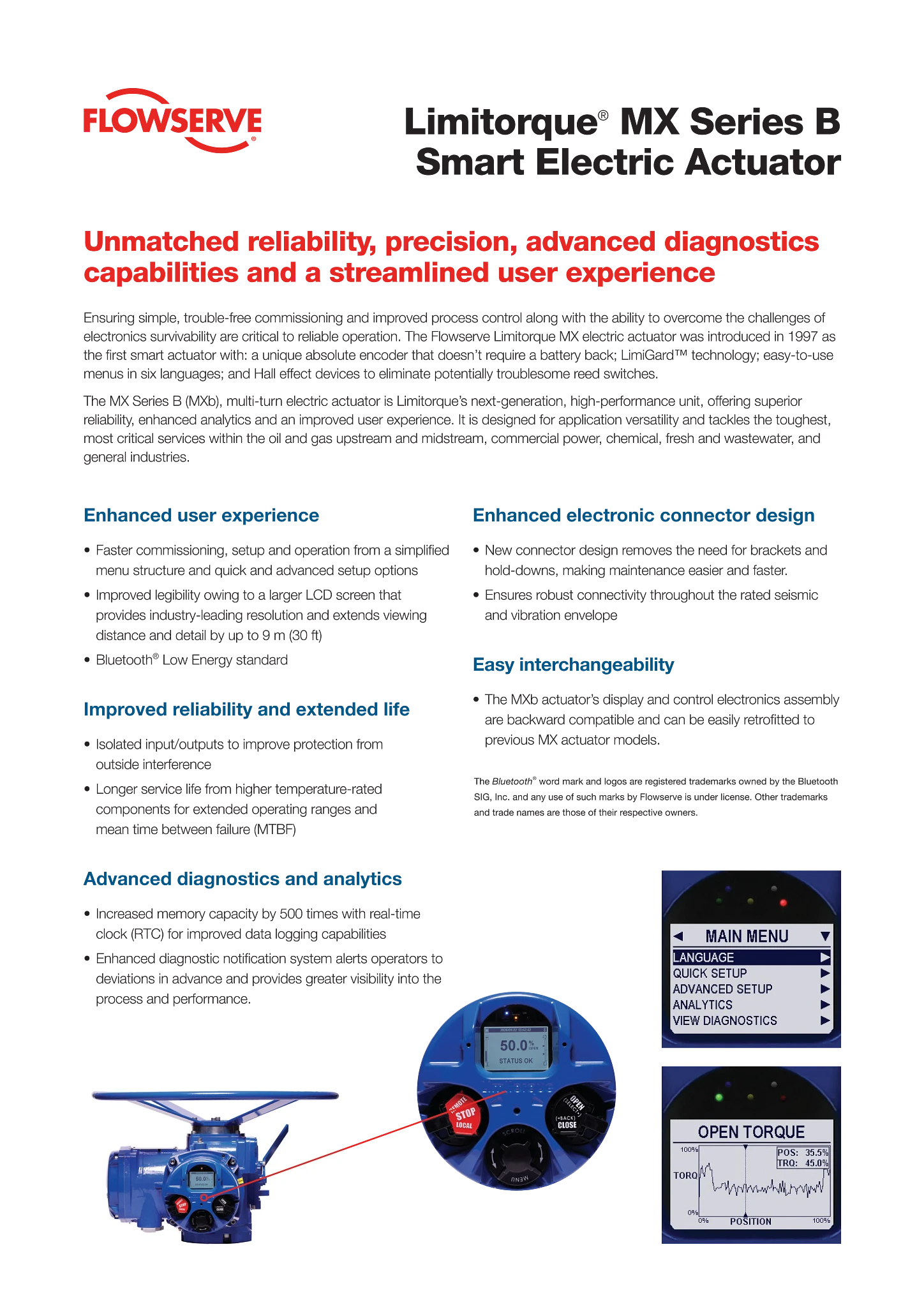 Limitorque®MX B系列(MXb)智能电动执行器——宣传单