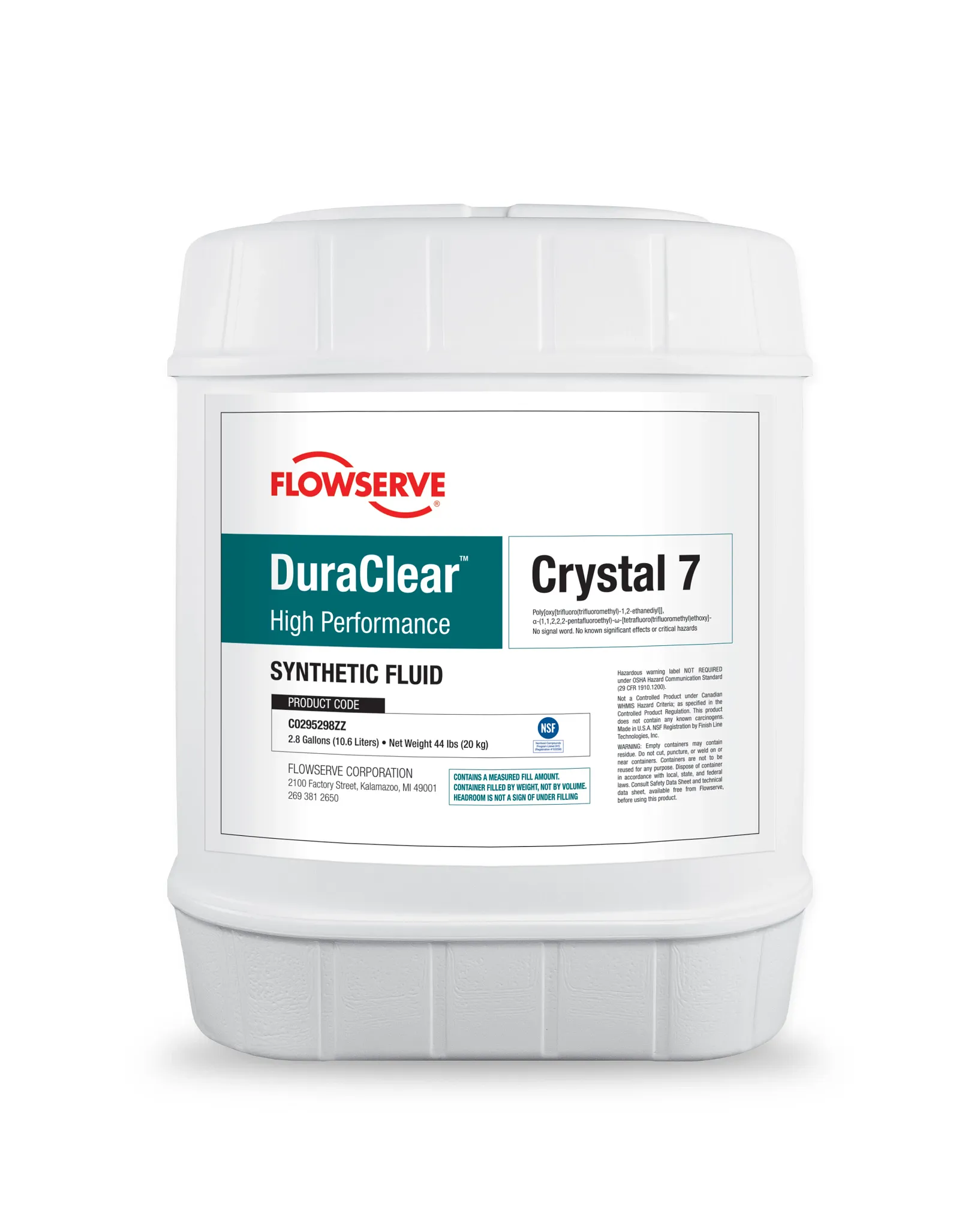 Flowserve DuraClear Crystal 7缓冲液